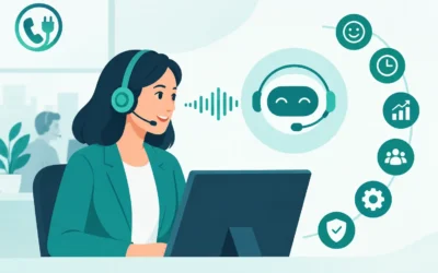 Agent vocal IA en centre de contact : 6 gains