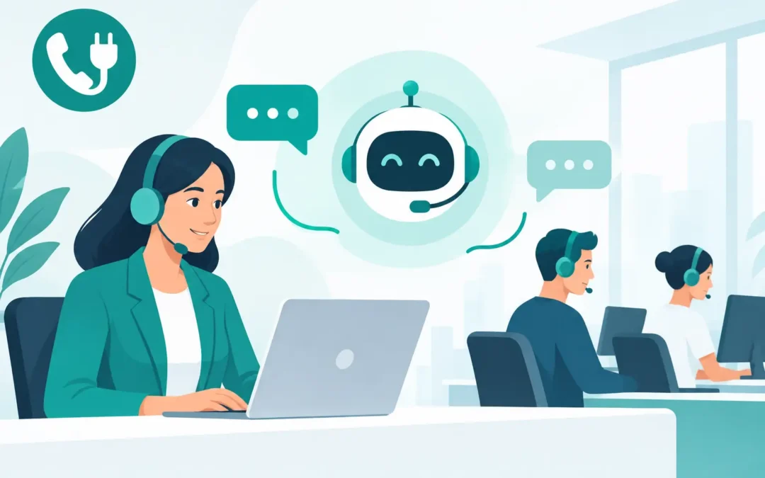 Agents conversationnels en centre de contact